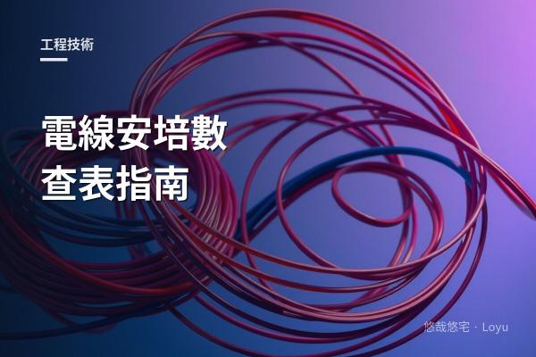 電線安培數查表指南